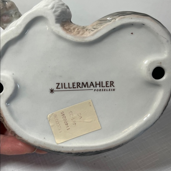 Zillermalher Vintage Porcelain Figurine Figure Cat Siamese Statue Marked - Picture 5 of 5